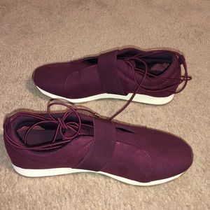 Size 12 Burgundy slip on sneaker
